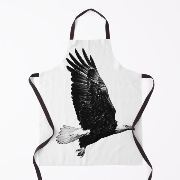 Item preview, Black and White Bald Eagle in Flight designed and sold by Michael J Design.