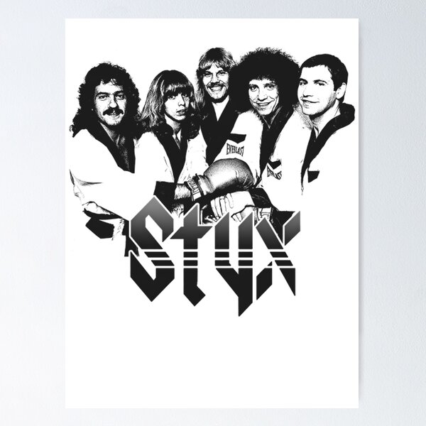 Item preview, Band Music Logo Singer Styx Album Vintage designed and sold by PastelMontoya.