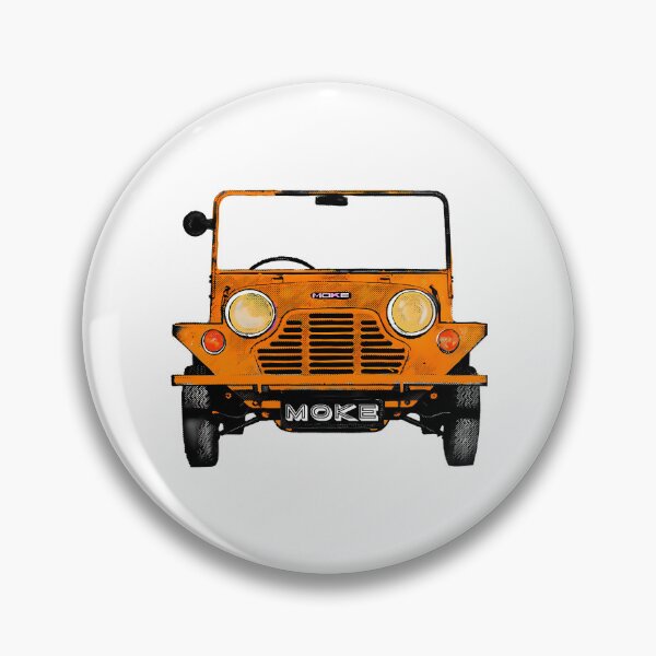 Item preview, Classic Vintage Mini Moke Pop Art Orange designed and sold by isy-nuano.