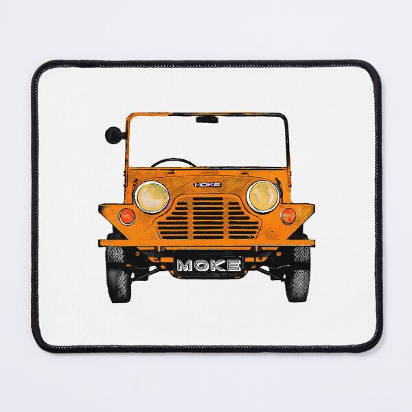 Item preview, Classic Vintage Mini Moke Pop Art Orange designed and sold by isy-nuano.