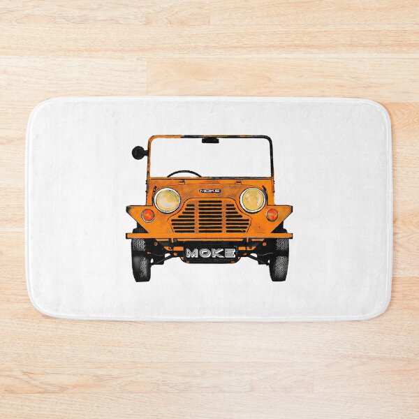 Item preview, Classic Vintage Mini Moke Pop Art Orange designed and sold by isy-nuano.