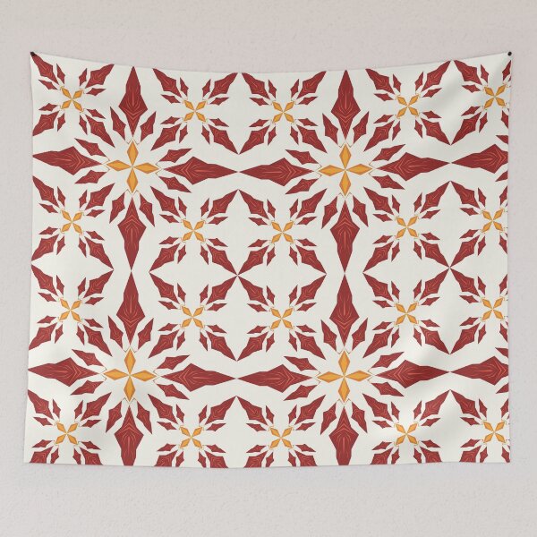 Item preview, Autumn Time Leaves designed and sold by Space & Care - Art Deco GeoMetrica.
