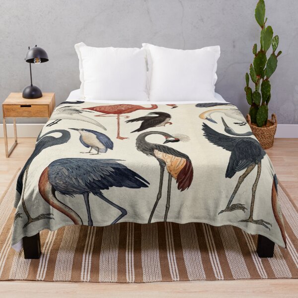 Item preview, Vintage Bird Engraving: Antique Botanical Ornithology Hatching Silhouette and Wild Birds Fan Art Poster designed and sold by benja-08.