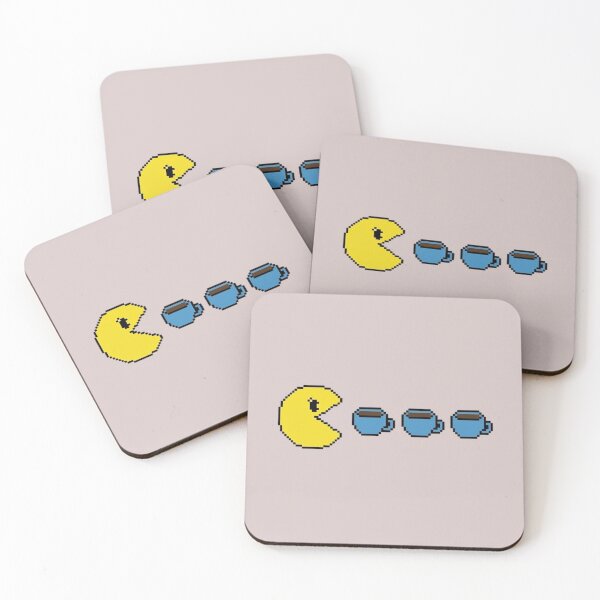 Item preview, Pac-Man Chasing Coffee designed and sold by wingoo22.