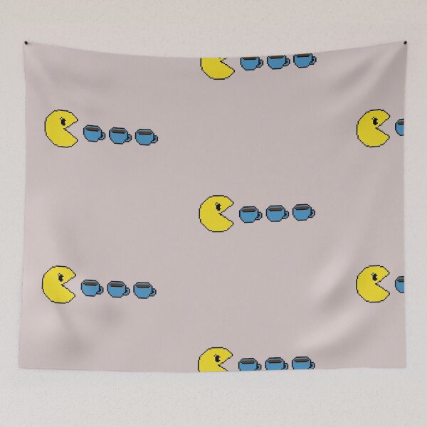 Item preview, Pac-Man Chasing Coffee designed and sold by wingoo22.