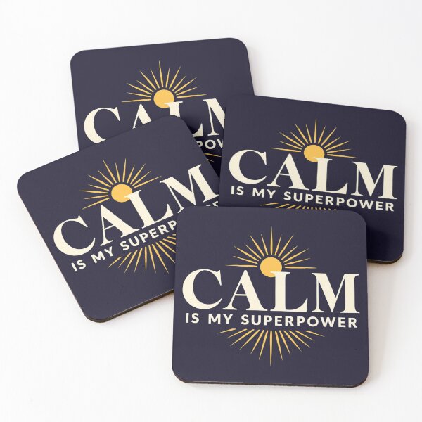 Item preview, Calm Is My Superpower. Minimalist Sunburst Quote designed and sold by Aarvya Fashion Club ( A.F.C ).