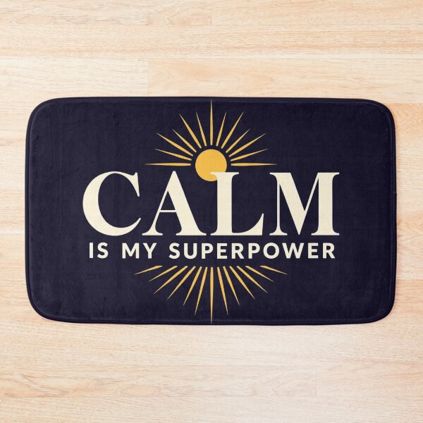 Item preview, Calm Is My Superpower. Minimalist Sunburst Quote designed and sold by Aarvya Fashion Club ( A.F.C ).