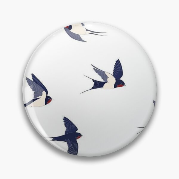 Item preview, Vintage Bird Engraving: Antique Botanical Ornithology Hatching Silhouette and Wild Birds Fan Art Poster designed and sold by benja-08.