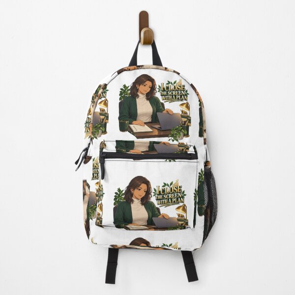 Item preview, I Close the Screen With a Plan Anime Work Life designed and sold by Bikivuno.