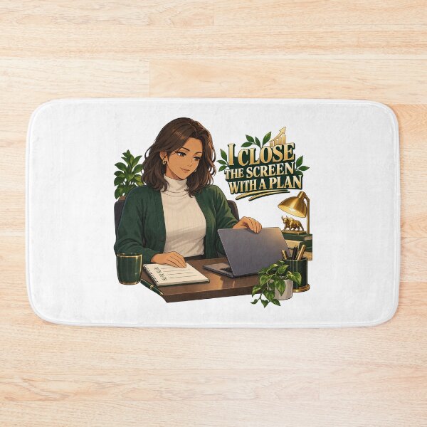 Item preview, I Close the Screen With a Plan Anime Work Life designed and sold by Bikivuno.