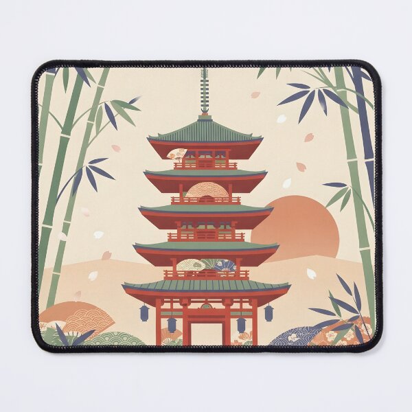Item preview, Kyoto Japan Vintage Travel Poster - Minimalist Traditional Culture Art Print designed and sold by DuckOddity.