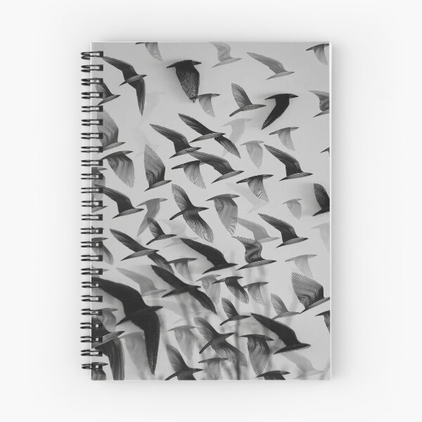 Item preview, Vintage Bird Engraving: Antique Botanical Ornithology Hatching Silhouette and Wild Birds Fan Art Poster designed and sold by benja-08.