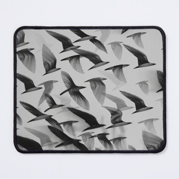Item preview, Vintage Bird Engraving: Antique Botanical Ornithology Hatching Silhouette and Wild Birds Fan Art Poster designed and sold by benja-08.