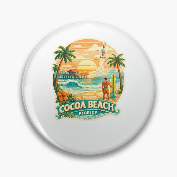 Item preview, Cocoa Beach Florida Space Coast Atlantic Shoreline designed and sold by ak-edabillard.