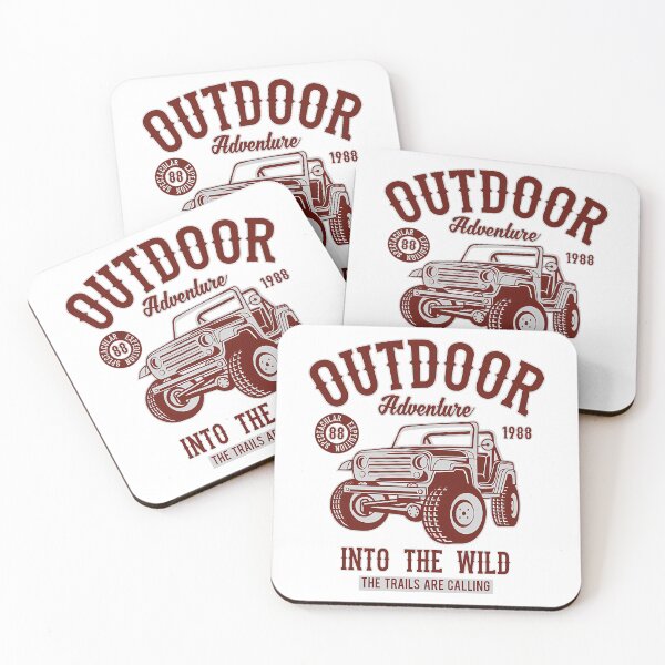 Item preview, Outdoors Offroad Adventure Retro Design designed and sold by isy-nuano.