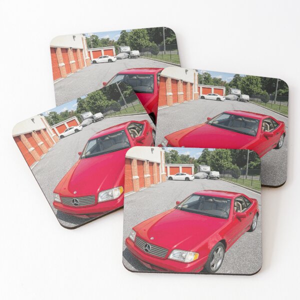 Item preview, Red Mercedes SL Classic Luxury Sports Coupe designed and sold by BreckAshmore.