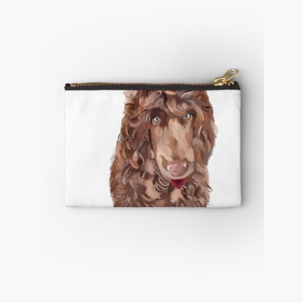 Item preview, Fluffy Chocolate Cocker Spaniel - Aesthetic Digital Painting designed and sold by CelumV.