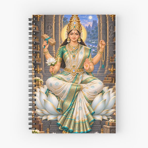 Item preview, Vidya Lakshmi – Goddess of Knowledge and Learning | Ashta Lakshmi Art designed and sold by Homyar.