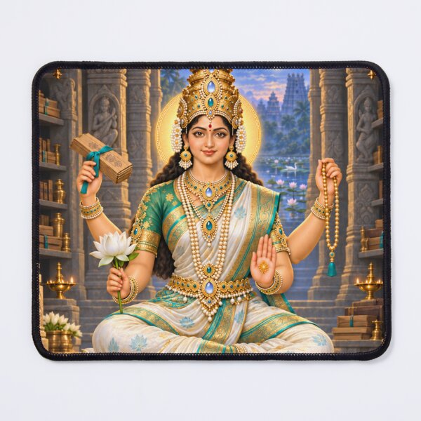 Item preview, Vidya Lakshmi – Goddess of Knowledge and Learning | Ashta Lakshmi Art designed and sold by Homyar.
