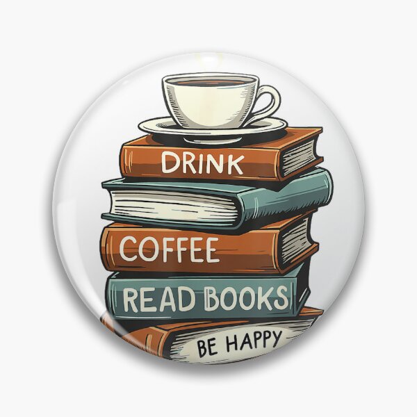 Item preview, Drink Coffee Read Books Be Happy Caffeine Espresso T-Shirt designed and sold by Othinus.