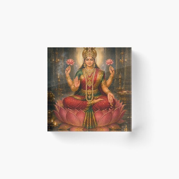 Item preview, Adi Lakshmi Wall Art – Primordial Goddess of Prosperity and Peace designed and sold by Homyar.