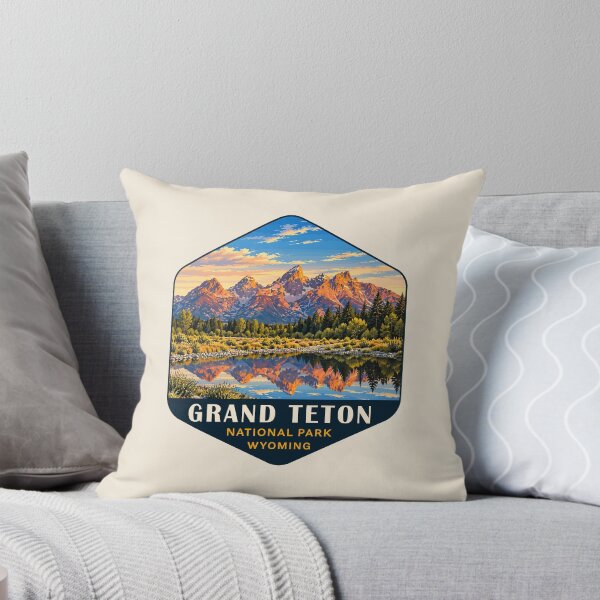 Item preview, Grand Teton National Park Retro Sticker designed and sold by Gideon Emmerich.