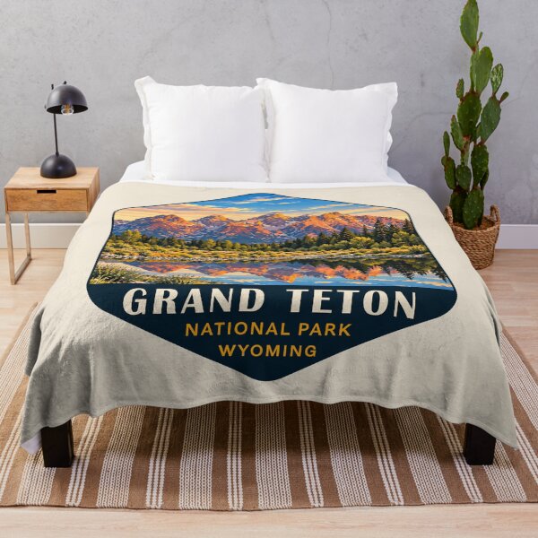 Item preview, Grand Teton National Park Retro Sticker designed and sold by Gideon Emmerich.