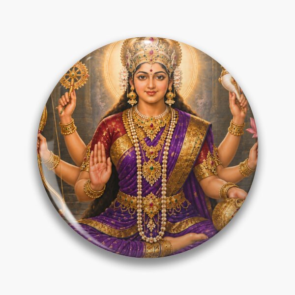 Item preview, Dhana Lakshmi – Goddess of Wealth | Ashta Lakshmi Sacred Art designed and sold by Homyar.