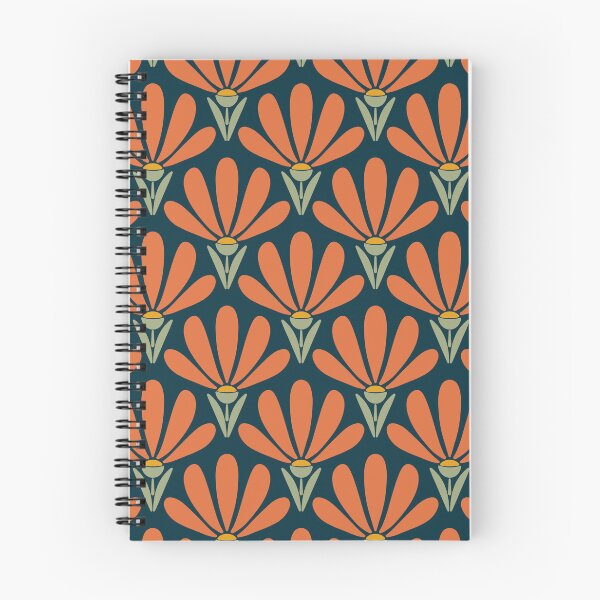 Item preview, Flower Field - Red Flowers with blue backgrounds designed and sold by srsig designs.