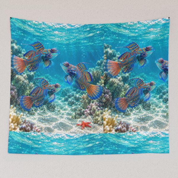 Item preview, Lost in the Blue - Mandarin Dragonets designed and sold by BeeStylishTees.