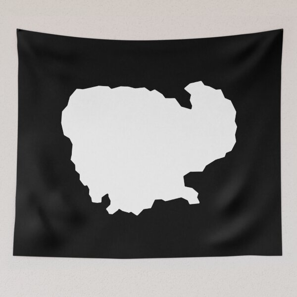 Item preview, Cambodia Country Shape KH designed and sold by shitpostee.