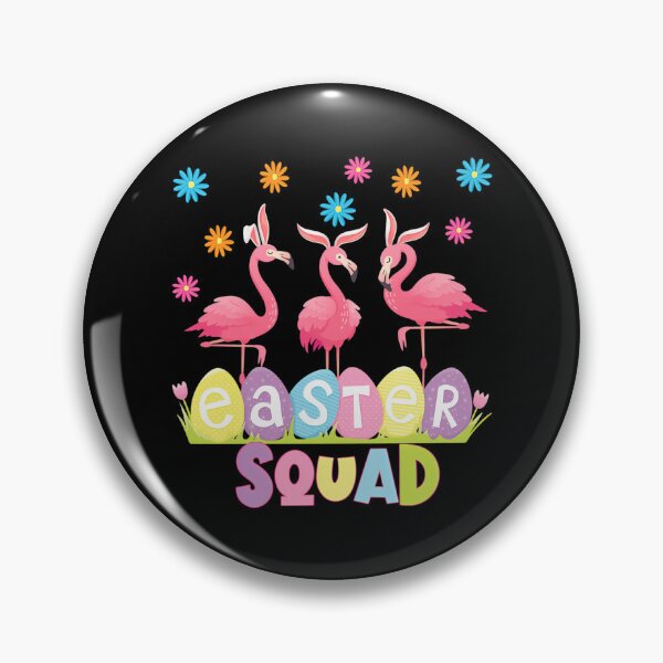 Item preview, Easter Squad Flamingos Lovers Souvenirs designed and sold by clairefromkeb.