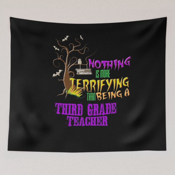Item preview, Funny Third Grade Teacher Halloween Design Scary Students designed and sold by cgocgy.