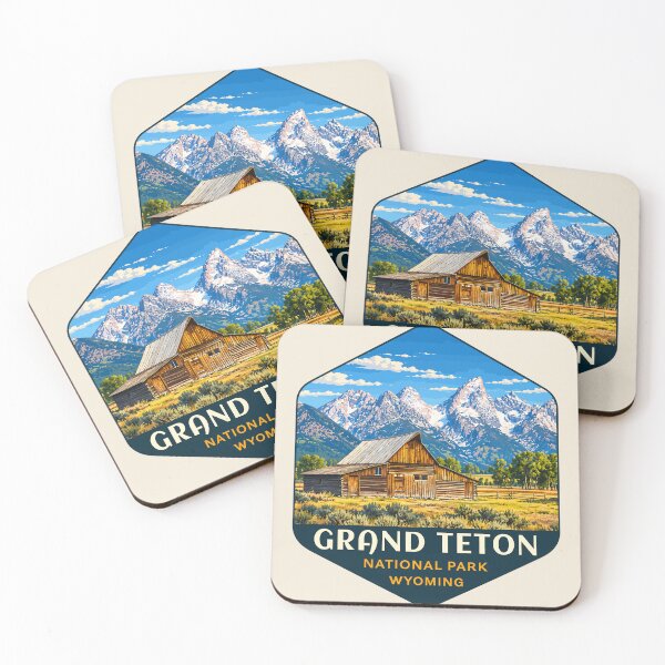 Item preview, Grand Teton National Park Retro Sticker designed and sold by Gideon Emmerich.