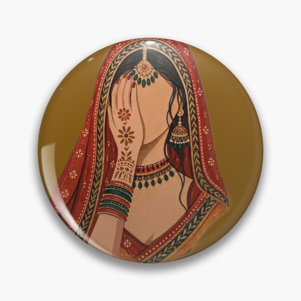 Item preview, Indian Bride Covering her Face with Shyness | Indian Beauty  designed and sold by Sakshiartwork.