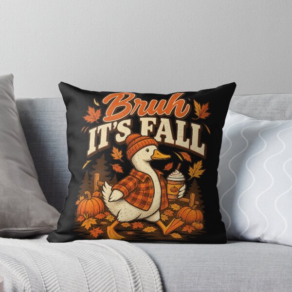 Item preview, Bruh Its Fall Funny Duck Pumpkin Spice Autumn Vintage Design designed and sold by Morbiusshop.