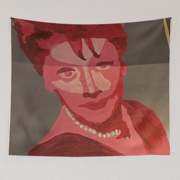 Item preview, Lucy – Retro Pop Art Graphic Portrait designed and sold by LuxuryApparels.