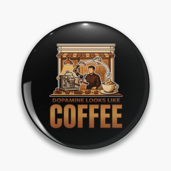 Item preview, Dopamine Looks Like Coffee designed and sold by OurFunnyDesigns.