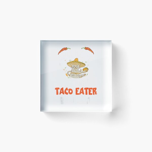 Item preview, Eater By Night Mexican Tacos Cinco De Mayo Foodie Taco Cat T-Shirt designed and sold by Othinus.