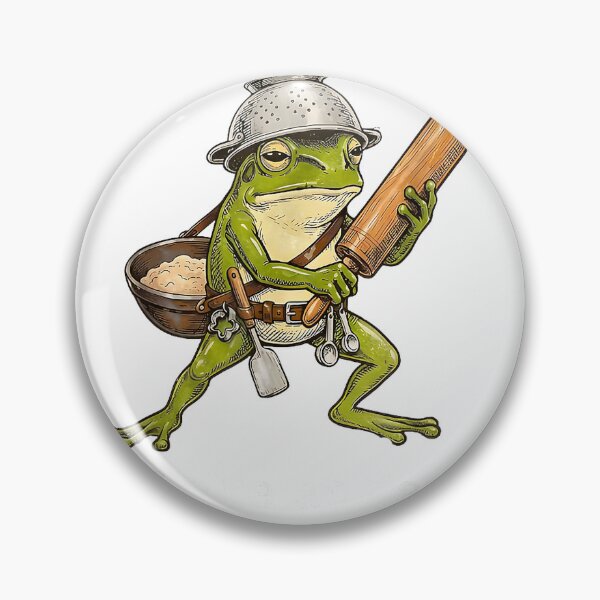 Item preview, Frog We Bake At Dawn Funny Saying Quote T-Shirt designed and sold by gidget-gadget.