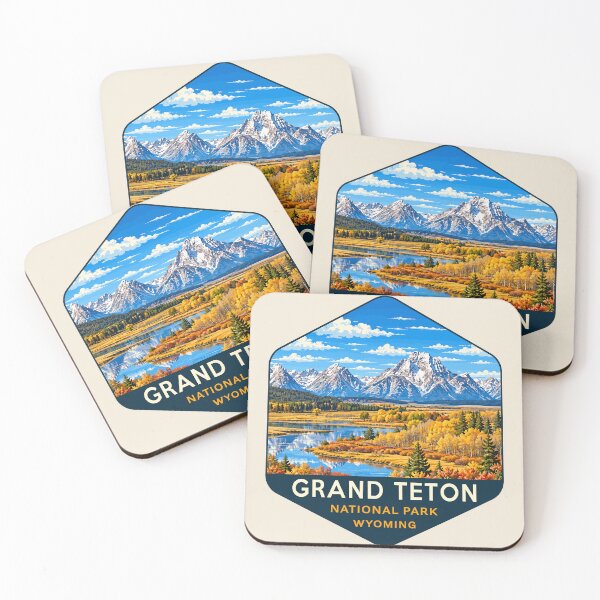 Item preview, Grand Teton National Park Retro Sticker designed and sold by Gideon Emmerich.