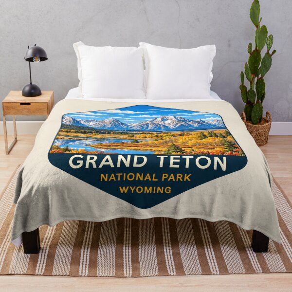 Item preview, Grand Teton National Park Retro Sticker designed and sold by Gideon Emmerich.