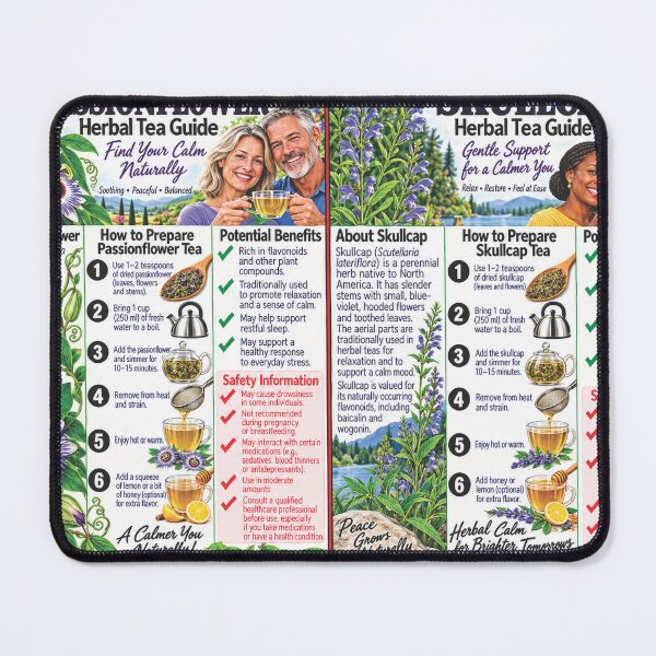 Item preview, Passionflower and Skullcap Herbal Guide designed and sold by New Wave Artworks & Odds &Ends.