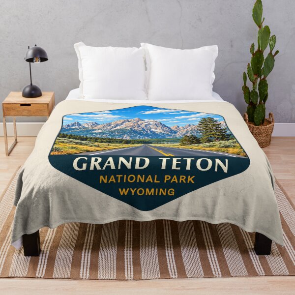Item preview, Grand Teton National Park Retro Sticker designed and sold by Gideon Emmerich.