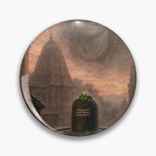 Item preview, 12 Jyotirlinga Series Grishneshwar Jyotirlinga Lord Shiva – Sacred Mahadev Temple Art designed and sold by Homyar.