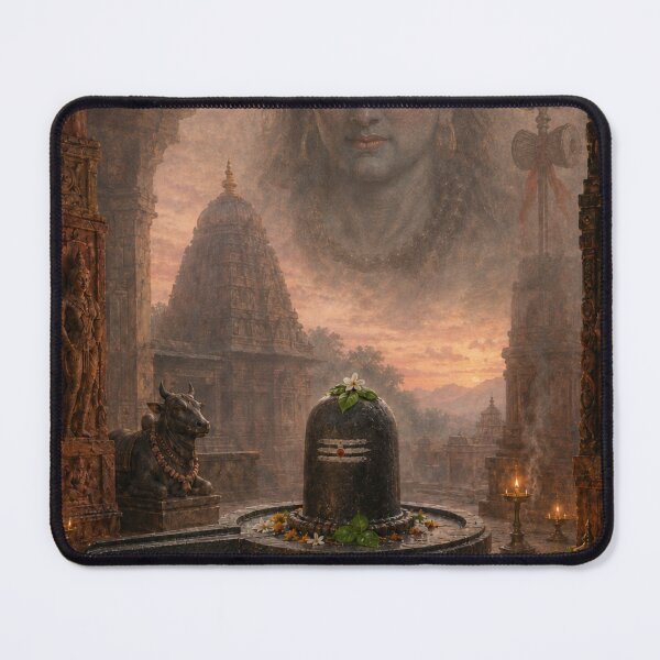 Item preview, 12 Jyotirlinga Series Grishneshwar Jyotirlinga Lord Shiva – Sacred Mahadev Temple Art designed and sold by Homyar.