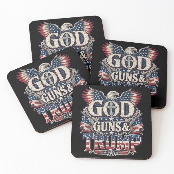 Item preview, God Guns And Trump Patriotic American Eagle Vintage Design designed and sold by Morbiusshop.