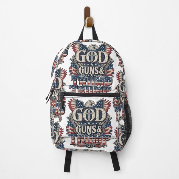 Item preview, God Guns And Trump Patriotic American Eagle Vintage Design designed and sold by Morbiusshop.