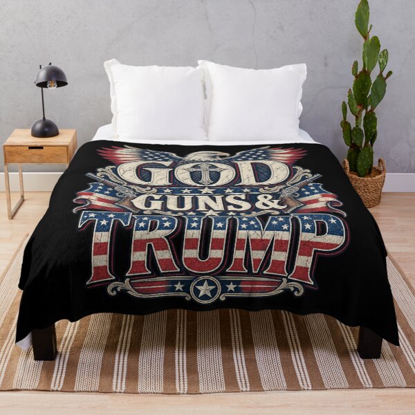 Item preview, God Guns And Trump Patriotic American Eagle Vintage Design designed and sold by Morbiusshop.