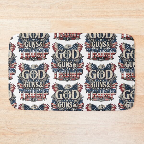 Item preview, God Guns And Trump Patriotic American Eagle Vintage Design designed and sold by Morbiusshop.